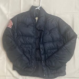 Ralph Lauren Navy Blue Puffer Jacket Size Small
